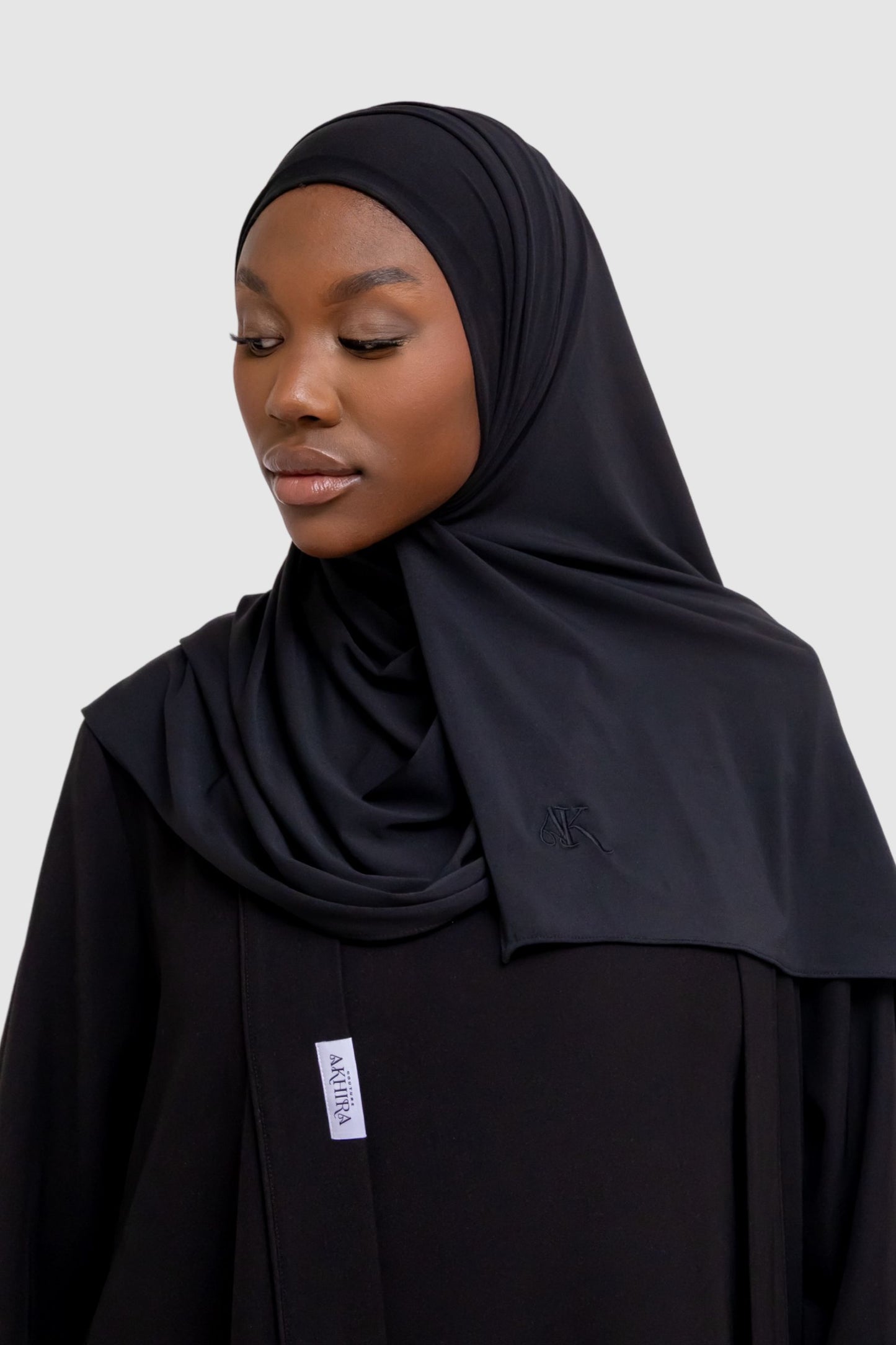 PREMIUM JERSEY SCARF | BLACK