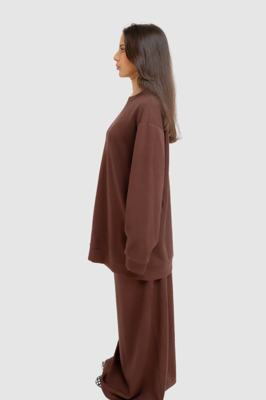 FUNDAMENTAL SKIRT | DARK BROWN