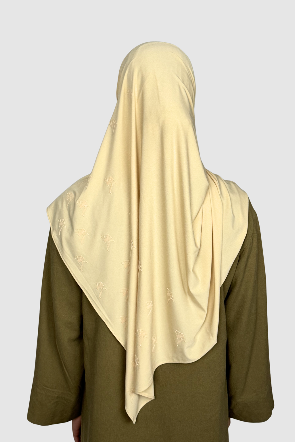 THE VELVET PREMIUM SCARF | VANILLA