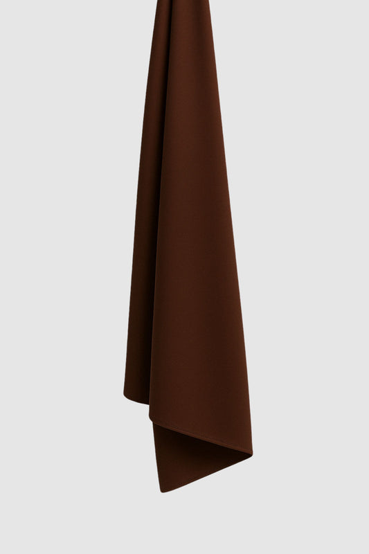 PREMIUM JERSEY SCARF | DARK BROWN