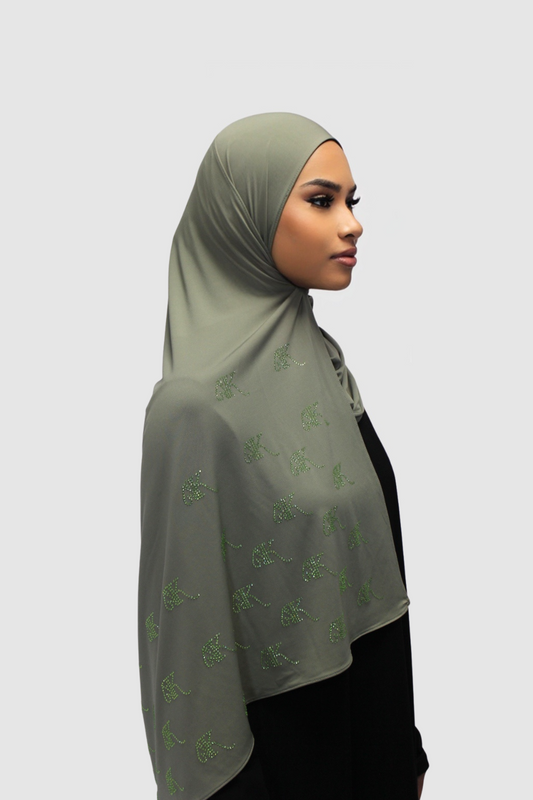 THE STONE PREMIUM SCARF | OLIVE