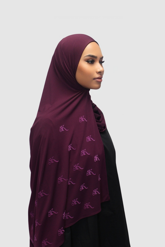 THE VELVET PREMIUM SCARF | PURPLE DUSK