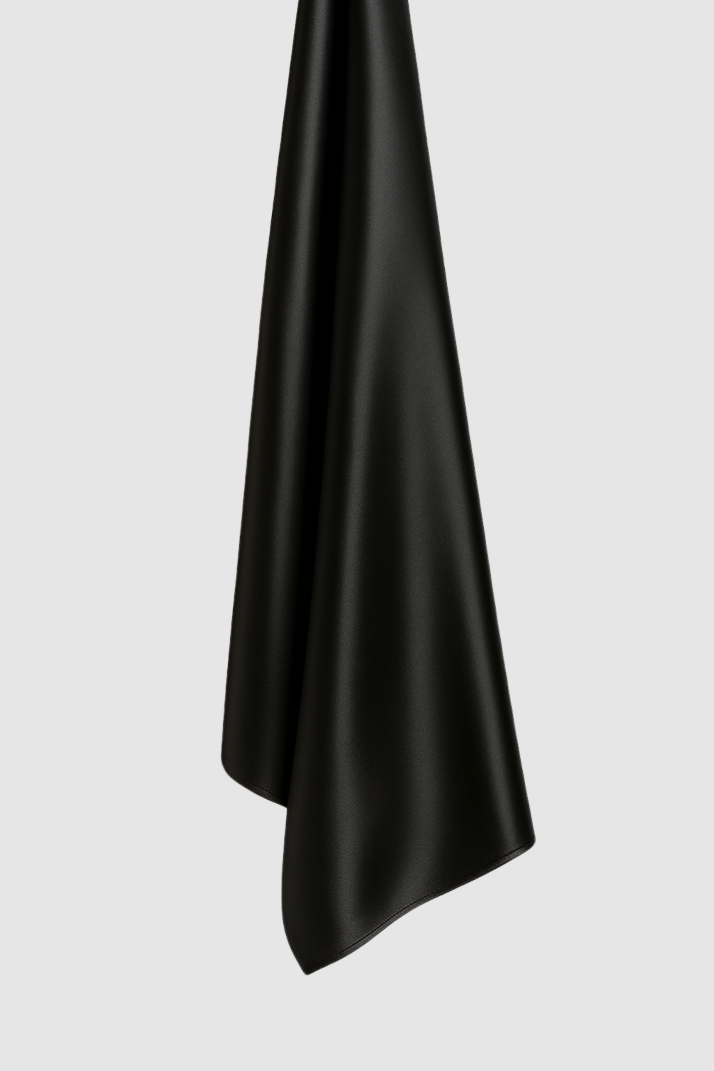 LIQUID JERSEY SCARF | BLACK