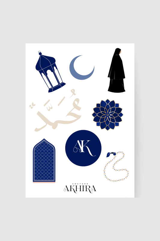 PLAQUETTE STICKERS RAMADAN