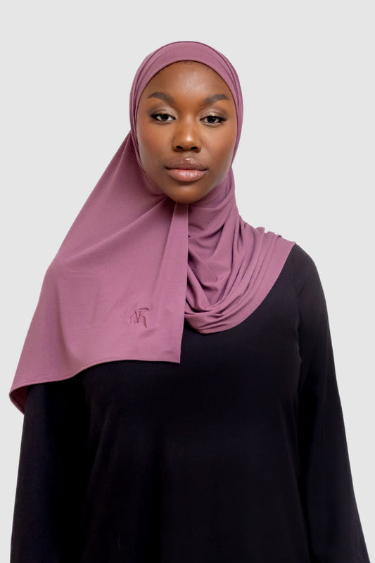 PREMIUM JERSEY SCARF | PRUNE