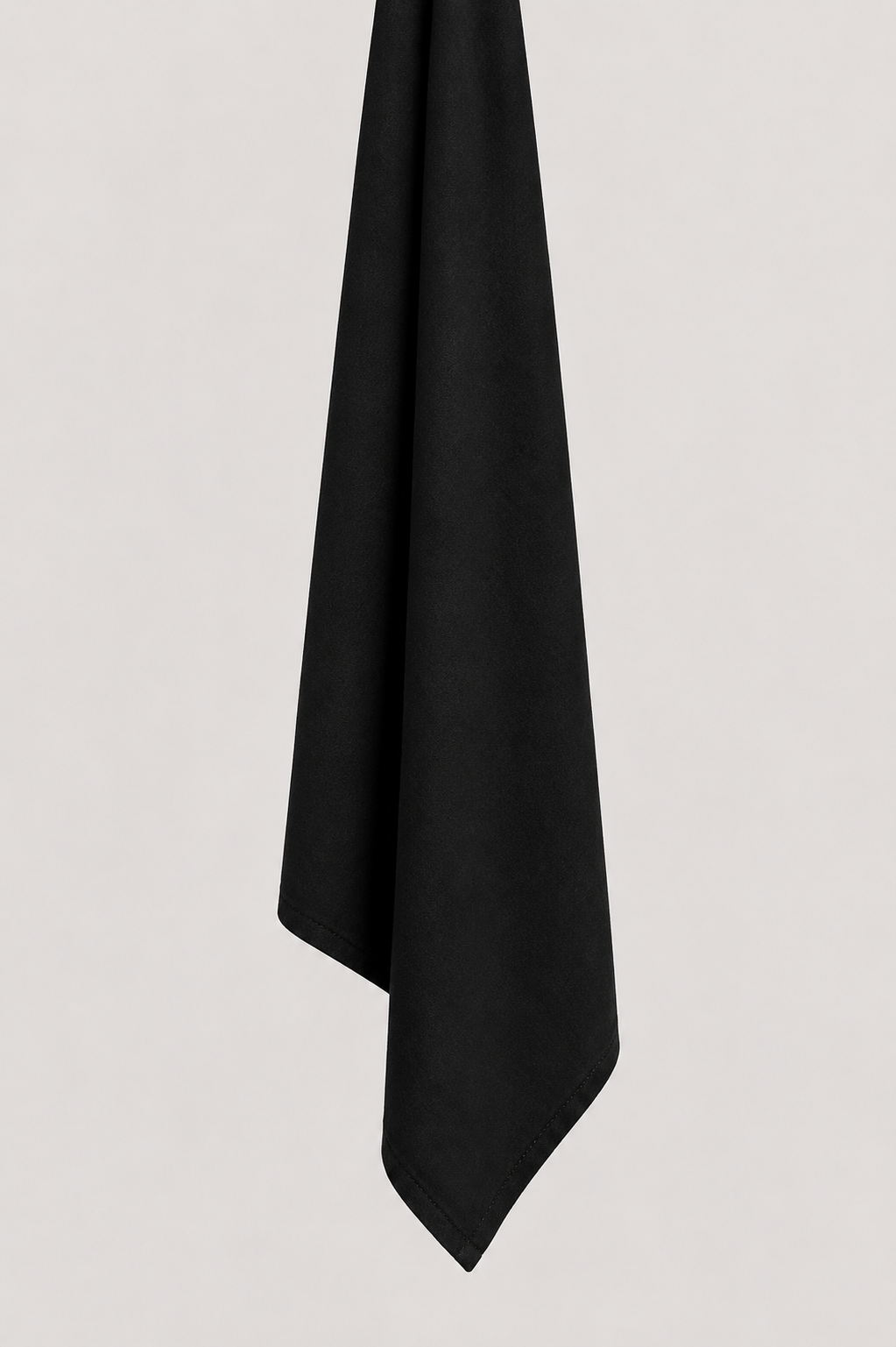 BAMBOU JERSEY SCARF | BLACK