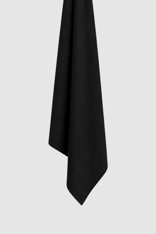 BAMBOU JERSEY SCARF | BLACK
