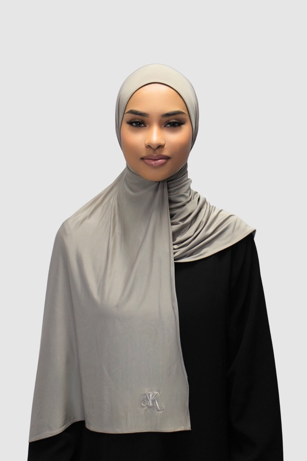 LIQUID JERSEY SCARF | STONE