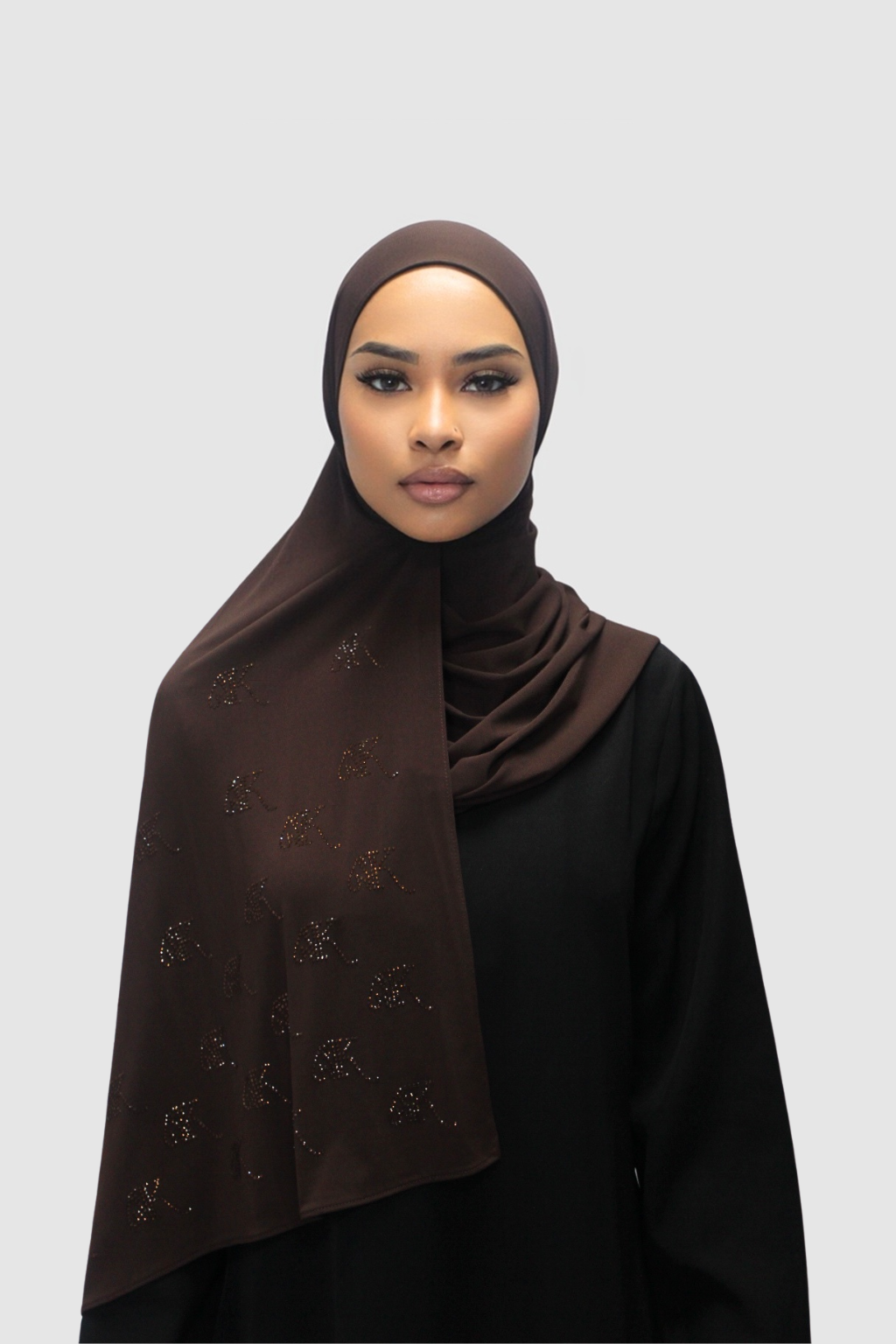THE STONE PREMIUM SCARF | DARK BROWN