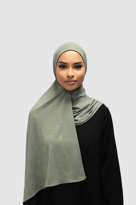 THE STONE PREMIUM SCARF | OLIVE