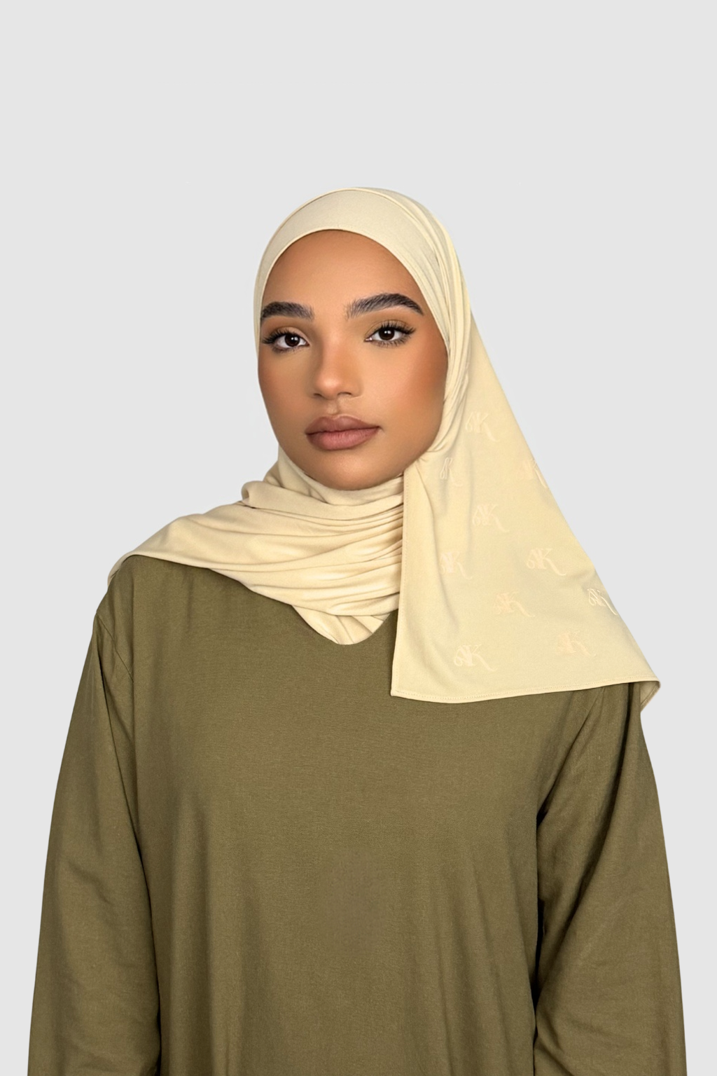 THE VELVET PREMIUM SCARF | VANILLA
