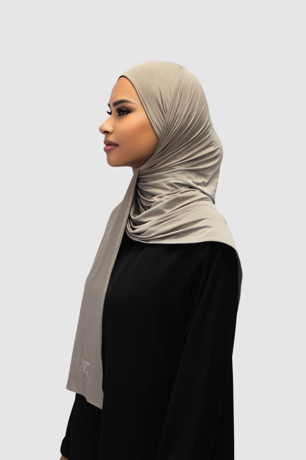 LIQUID JERSEY SCARF | STONE