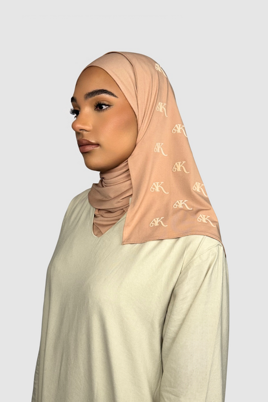 THE VELVET PREMIUM SCARF | SOFT PEACH
