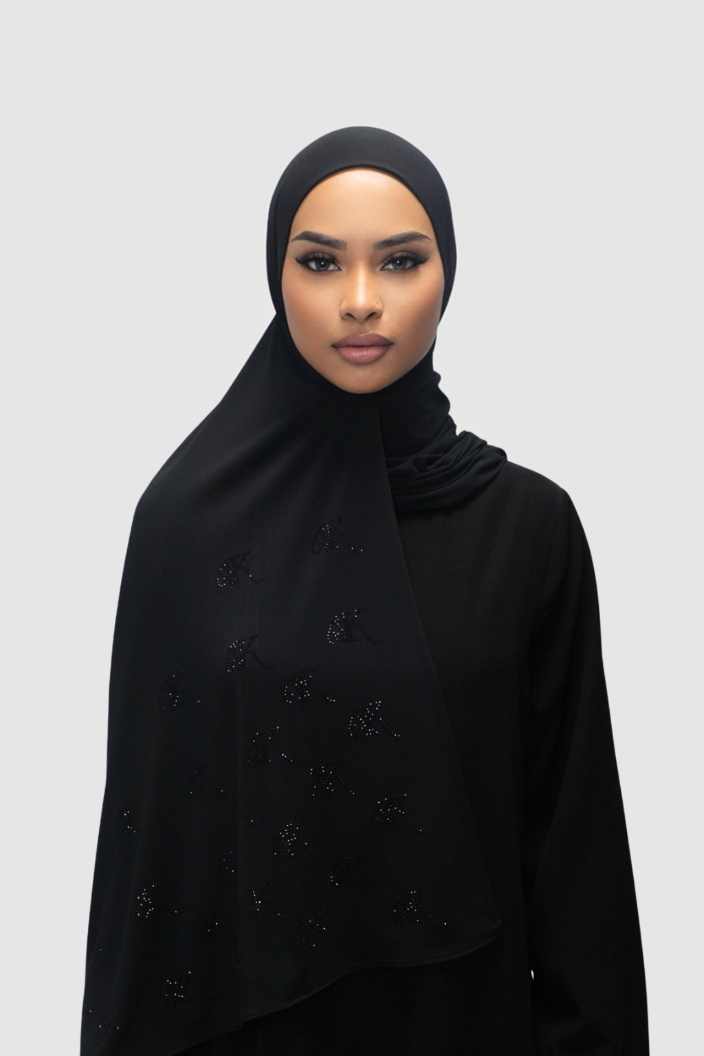 THE STONE PREMIUM SCARF | BLACK