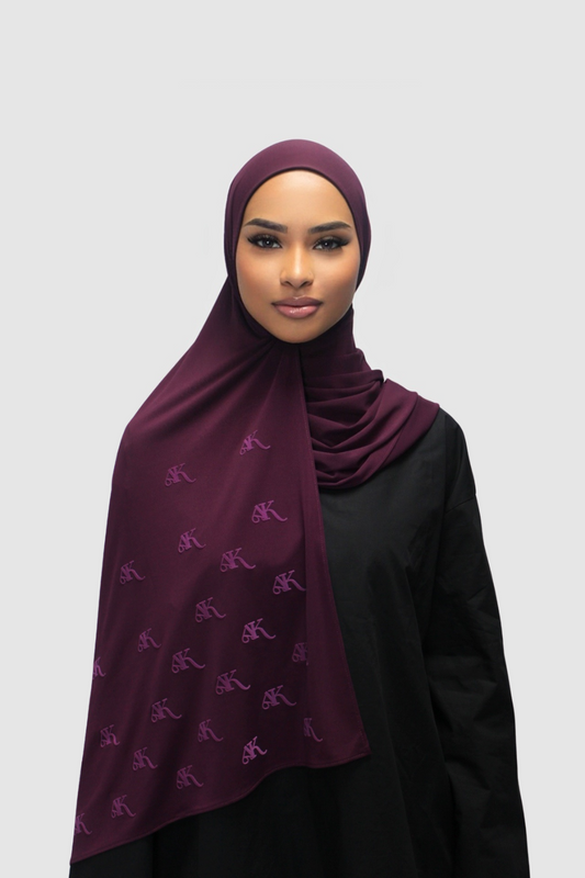THE VELVET PREMIUM SCARF | PURPLE DUSK